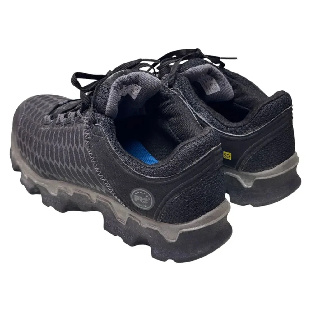 Timberland PRO A1B6U Powertrain Sport Mens 7.5M Alloy Toe Work Shoes Black